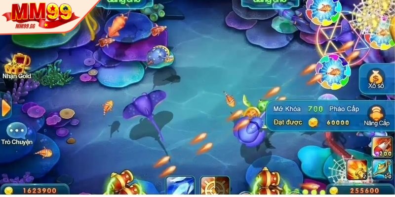 Bắn Cá Tiểu Tiên Cá mang đến cho người chơi một hệ sinh thái biển đầy màu sắc