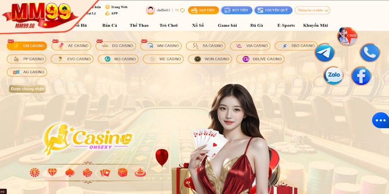 Casino MM99 nổi tiếng là điểm hẹn đỏ đen uy tín số 1 hiện nay