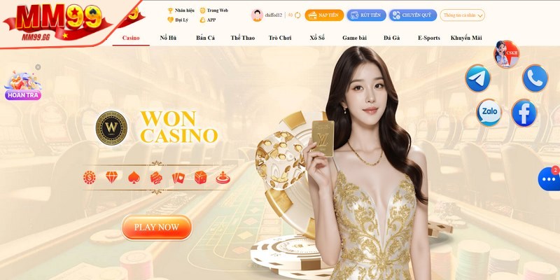 Cách tham gia cá cược casino tại MM99 đơn giản mà miễn phí