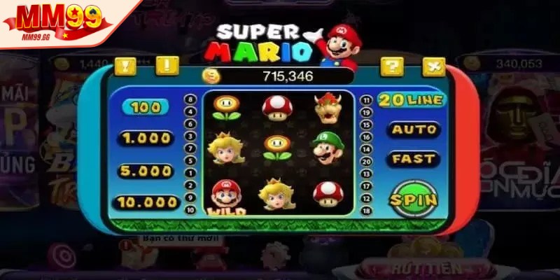 Game Nổ Hũ Super Mario hồi tưởng tuổi thơ hấp dẫn