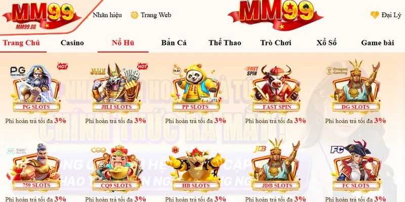 Nổ hũ MM99 là một trong những trò chơi giải trí trực tuyến nổi bật
