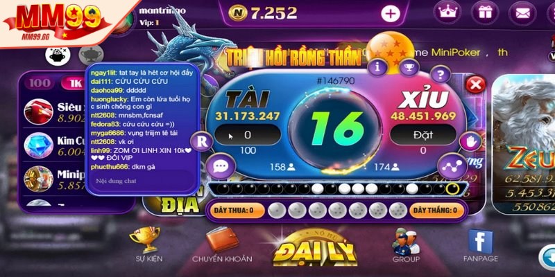 Nổ hũ tài xỉu trò chơi trực tuyến kết hợp giữa hai thể loại game đặc sắc